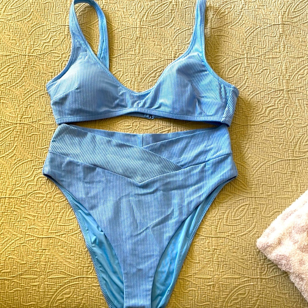 Aerie Ribbed Shine Bikini